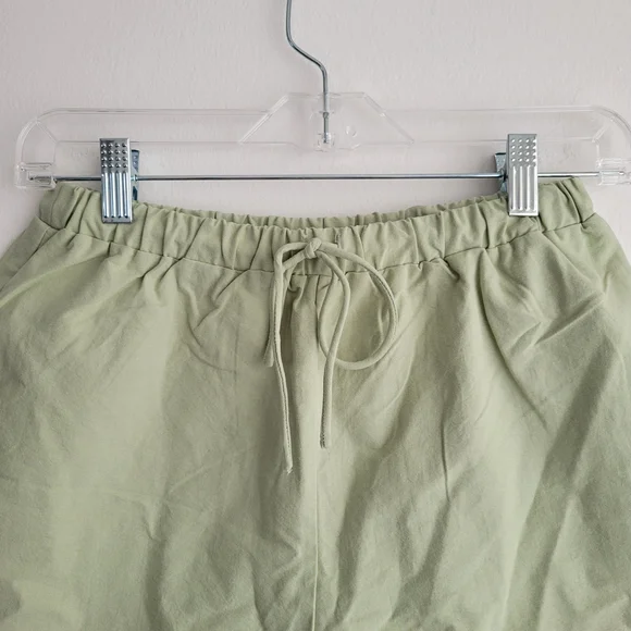 NWOT SABO Sage Akel Drawstring Cotton Shorts - Picture 5 of 6